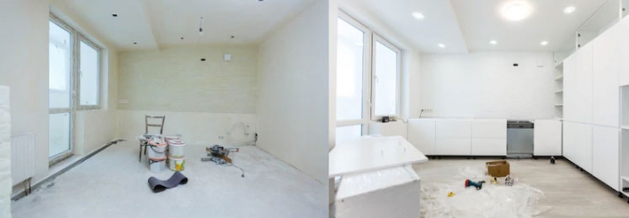 Antes y después - Instaladores de pladur en Pamplona y Navarra