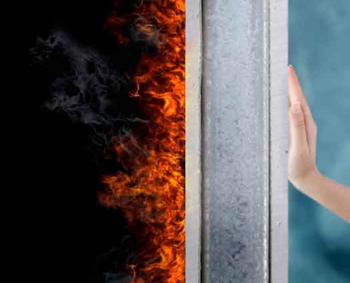 Tabique con protección contra incendios - Instaladores de pladur en Pamplona y Navarra